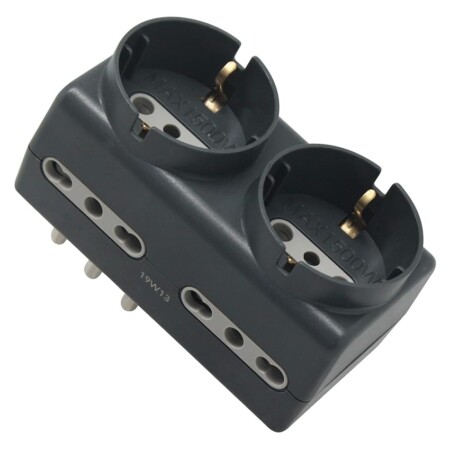 offerta a tempo: electraline adattatore con 6 prese — 58% da 10,79 € a 4,54 €