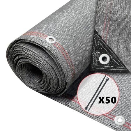 offerta a tempo: vounot® rete ombreggiante 1.8×10m, telo frangivista recinzione giardino 230 g/m² hdpe — 24% da 45,99 € a 34,99 €