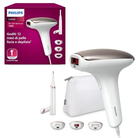 offerta a tempo: philips lumea 7000 series, dispositivo di epilazione ipl — 34% da 439,99 € a 289,99 €
