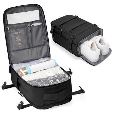 offerta a tempo: bjlfs zaino da viaggio sottovuoto borse da cabina per ryanair 40x20x25 bagaglio a — 17% da 59,99 € a 49,99 €