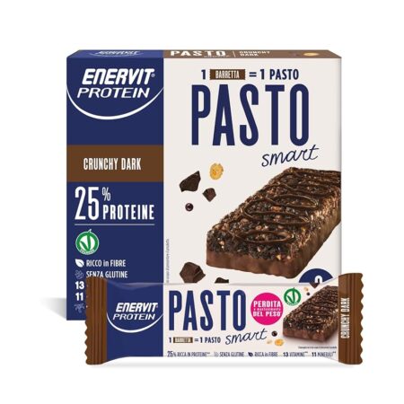 offerta a tempo: enervit protein pasto crunchy dark, barretta proteica sostitutiva del pasto — 15% da 13,20 € a 11,16 €