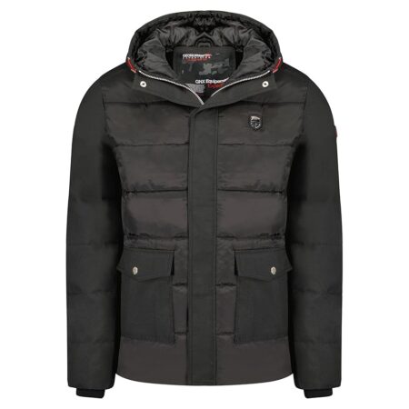 offerta a tempo: geographical norway altop men parka da uomo, noir — 17% da 109,90 € a 91,08 €