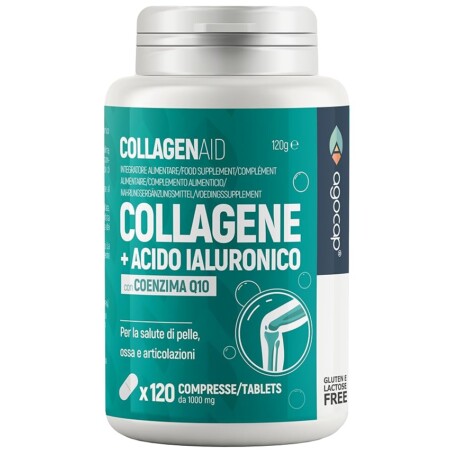 offerta a tempo: collagene e acido ialuronico. collagene idrolizzato, 120 compresse arricchite con — 30% da 16,90 € a 11,90 €