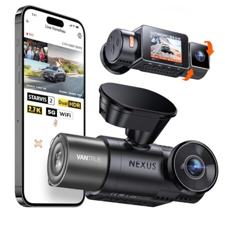 offerta a tempo: vantrue n2x 2.7k+1080p telecamera per auto anteriore interna, starvis 2 doppia hdr — 16% da 189,99 € a 159,98 €