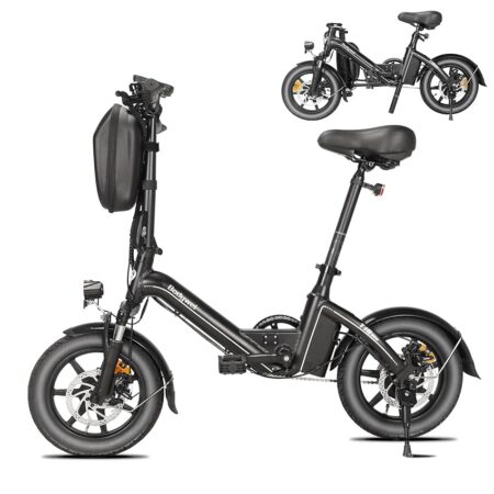 offerta a tempo: bodywel t16pro bicicletta elettrica pieghevole, 14” e bike portatile — 5% da 409,99 € a 389,49 €