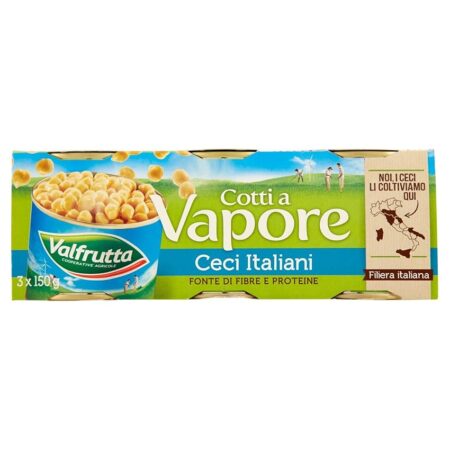 offerta a tempo: valfrutta ceci cotti a vapore 3 pezzi — 21% da 2,19 € a 1,74 €