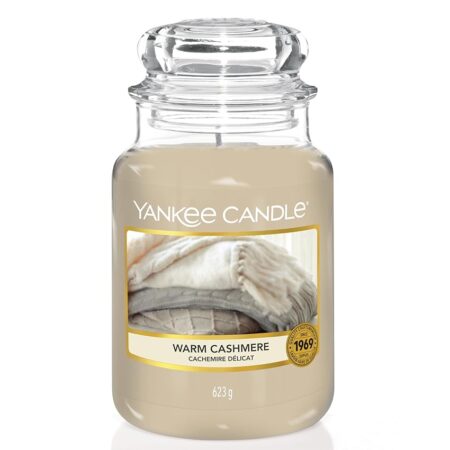 offerta a tempo: yankee candle candela profumata in giara grande | caldo cashmere | durata fino a 150 — 30% da 34,90 € a 24,39 €