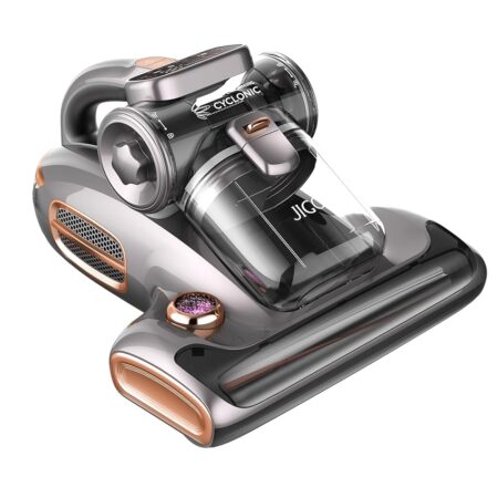 offerta a tempo: jigoo t600 aspiratore per materassi con luce uv e vibrazione, 700w 15kpa battimaterasso antiacaro — 24% da 169,99 € a 129,99 €
