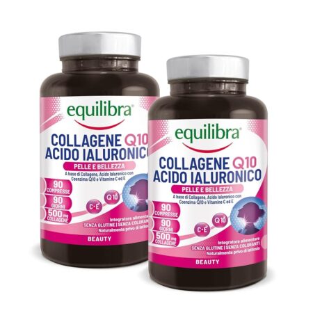 offerta a tempo: equilibra integratori alimentari, collagene q10 acido ialuronico — 39% da 33,99 € a 20,90 €