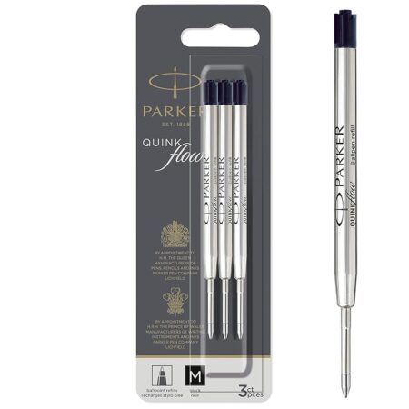 offerta a tempo: parker quinkflow ricariche inchiostro per penne a sfera, punta media — 40% da 13,22 € a 7,99 €