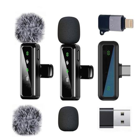 offerta a tempo: microfono lavalier wireless per iphone android ipad, mini microfono — 27% da 13,99 € a 10,19 €