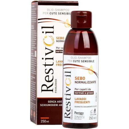 offerta a tempo: restivoil fisiologico sebonormalizzante olio shampoo per cute sensibile e per capelli — 6% da 9,99 € a 9,39 €