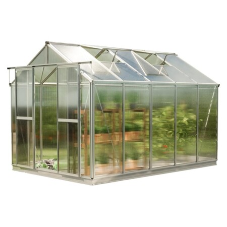 offerta a tempo: gfp serra saphir 5 telaio in alluminio 259 x 322 cm, lastre a doppia parete di 6 mm — 10% da 1.509,00 € a 1.358,10 €