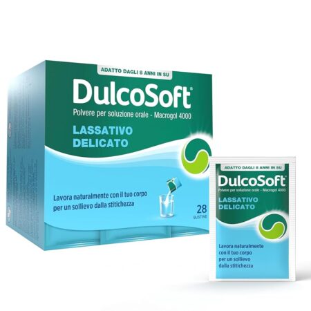 offerta a tempo: dulcosoft lassativo con macrogol, rimedi stitichezza adulti e bambini — 10% da 17,00 € a 15,30 €
