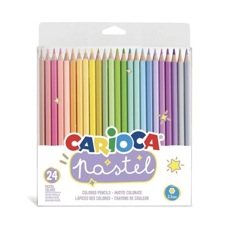 offerta a tempo: carioca pastel matite colorate, matite esagonali lavabili per bambini — 12% da 9,90 € a 8,69 €