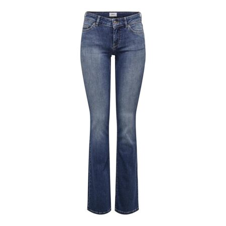 offerta a tempo: only onlblush lw flared dnm rea1303 noos jeans, medium blue denim — 14% da 39,99 € a 34,44 €
