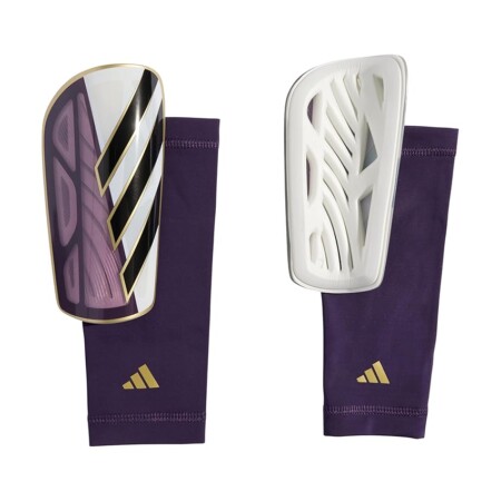 offerta a tempo: adidas unisex adulto tiro shinguard league, aurora plum/white/gold met./black — 9% da 21,99 € a 19,99 €