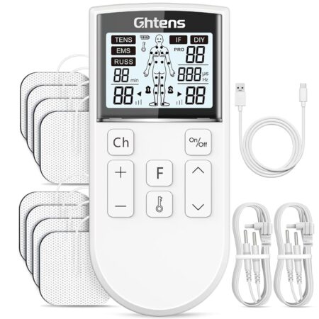 offerta a tempo: ghtens 5 in 1 elettrostimolatore muscolare professionale, ricaricabile 80 modalità — 10% da 35,99 € a 32,39 €