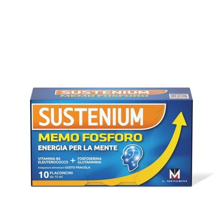 offerta a tempo: sustenium memo fosforo integratore alimentare 10 flaconcini — 34% da 9,90 € a 6,54 €