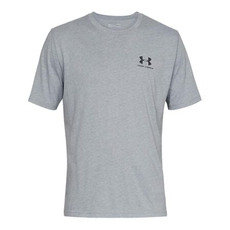 offerta a tempo: under armour ua sportstyle lc ss maglietta, steel light heather — 30% da 28,00 € a 19,49 €