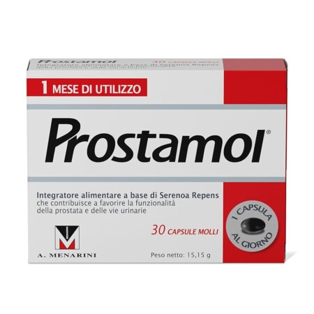 offerta a tempo: prostamol 30 capsule molli integratore alimentare a base di serenoa repens (320) — 29% da 24,90 € a 17,56 €