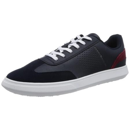 offerta a tempo: tommy hilfiger sneakers con suola preformata uomo corporate seasonal cup leather scarpe — 10% da 119,90 € a 108,00 €