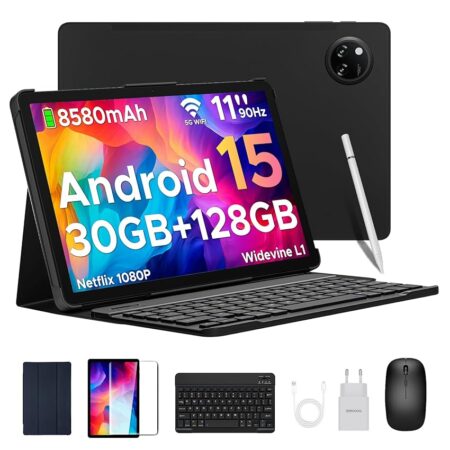 offerta a tempo: doogee tab a9 pro+ tablet 11 pollici con tastiera e penna, 90hz android 15 tablets — 34% da 189,99 € a 125,98 €