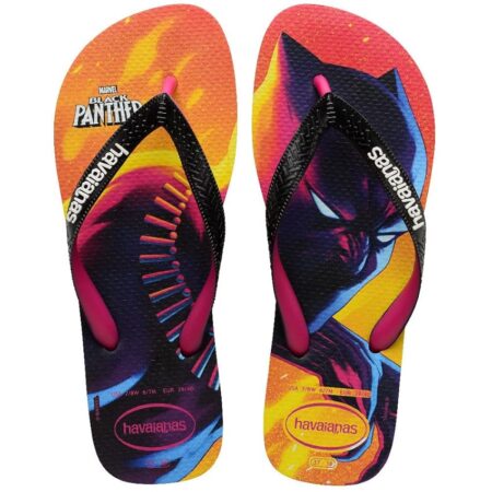 offerta a tempo: havaianas top marvel infradito unisex adulto, colore: nero/rosa elettrico — 21% da 25,08 € a 19,81 €