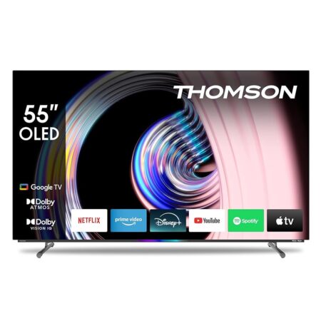 offerta a tempo: thomson smart tv ultrahd 4k oled da 55" — 15% da 649,99 € a 549,90 €