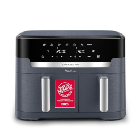 offerta a tempo: moulinex xxl dual easy fry, friggitrice ad aria 11 litri — 5% da 189,99 € a 179,99 €