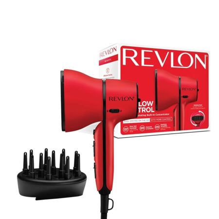 offerta a tempo: revlon asciugacapelli con concentratore rotante integrato e diffusore — 36% da 39,99 € a 25,49 €