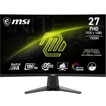 offerta a tempo: msi mag 27c6f monitor gaming curvo 27" fhd (1920 x 1080) — 17% da 179,99 € a 149,99 €