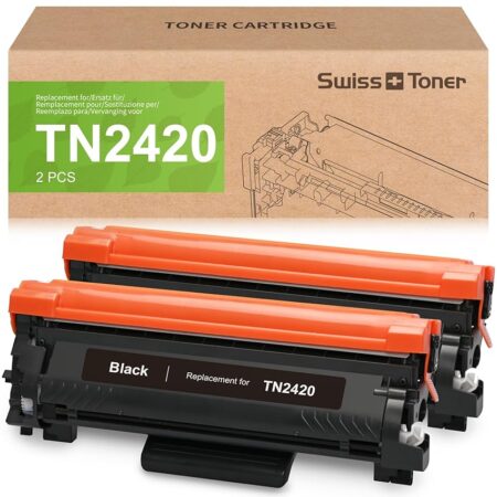 offerta a tempo: swiss toner tn2420 con chip compatibile per tn2420 toner brother per toner brother mfc — 29% da 27,99 € a 19,94 €
