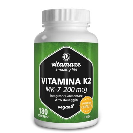 offerta a tempo: vitamaze® vitamina k2 mk 7 200 mcg all trans 100% alto dosaggio menachinone — 28% da 24,97 € a 18,02 €