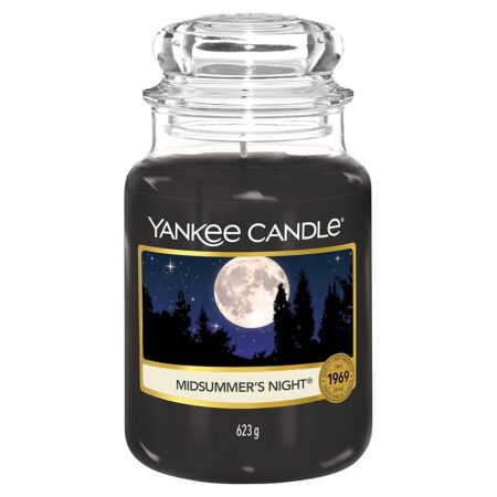 offerta a tempo: yankee candle candela profumata in giara grande | notte di mezza estate | durata fino — 30% da 34,90 € a 24,39 €