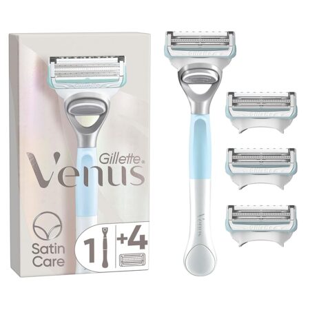 offerta a tempo: gillette venus rasoio da donna + 4 lamette di ricambio — 53% da 39,99 € a 18,99 €