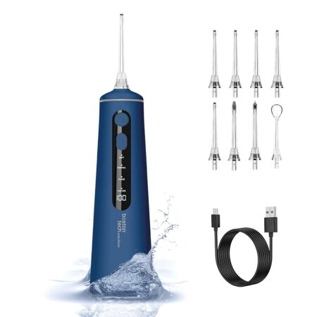 offerta a tempo: irrigatore portatile aquapik – irrigatore dentale professionale 8 beccucci — 18% da 36,50 € a 29,99 €