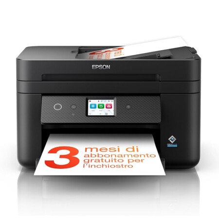 offerta a tempo: epson workforce stampante multifunzione a4 — 43% da 123,68 € a 70,65 €