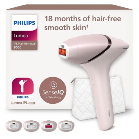 offerta a tempo: philips lumea 9000 series, dispositivo di epilazione ipl — 31% da 619,99 € a 425,99 €