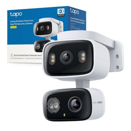 offerta a tempo: tapo telecamera di sorveglianza da esterno con doppio obbiettivo — 25% da 79,99 € a 59,99 €