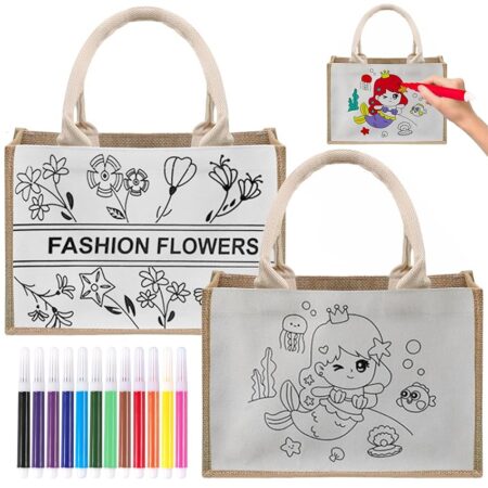 offerta a tempo: 2 sacchetti da colorare per bambini + colori — 62% da 14,99 € a 5,69 €