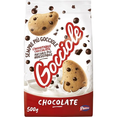offerta a tempo: biscotti – gocciole al cioccolato – 500gr. — 40% da 2,99 € a 1,79 €