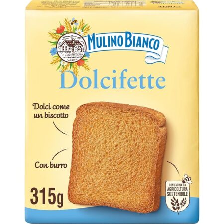 offerta a tempo: mulino bianco fette biscottate dolcifette 315gr. — 57% da 2,86 € a 1,23 €