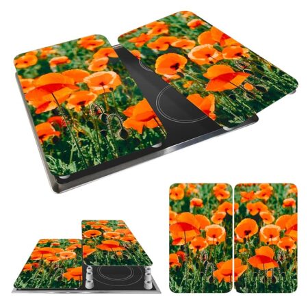 offerta a tempo: wenko 2521434500 coprifornelli universal poppy field, set 2 pezzi per tutti i tipi — 4% da 34,99 € a 33,46 €