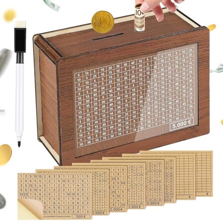 offerta a tempo: salvadanaio con contatore e pennarello — 46% da 12,99 € a 6,99 €