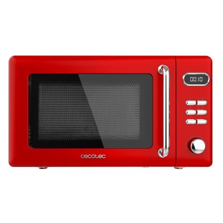 offerta a tempo: cecotec forno a microonde digitale con griglia da 20 litri proclean 5110 retro red. 700 w in 5 livelli — 21% da 83,41 € a 65,90 €