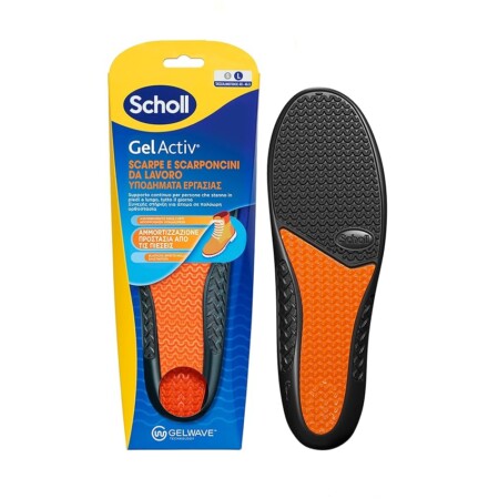 offerta a tempo: scholl solette gelactiv scarpe e scarponcini da lavoro, solette con tecnologia gelwave ammortizzante — 13% da 14,99 € a 12,99 €