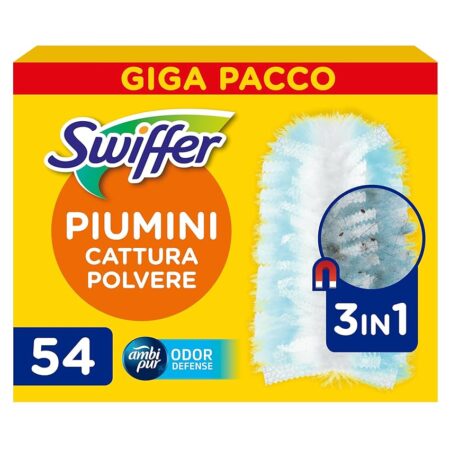offerta a tempo: swiffer duster 54 piumini cattura polvere — 48% da 50,00 € a 25,99 €