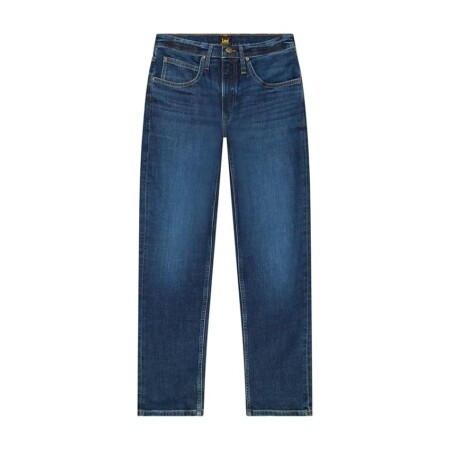 offerta a tempo: lee uomo brooklyn straight jeans, stoney — 28% da 99,95 € a 72,39 €