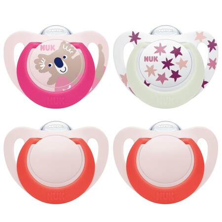 offerta a tempo: nuk star day & night ciuccio | 18 36 mesi | calma il 99% dei bambini | succhietti — 7% da 12,84 € a 11,99 €